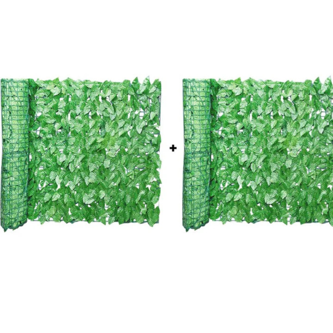 Set 2x Gard Viu Artificial AT PERFORMANCE® 3x1m, Frunze Decorative, Exterior/Interior, Verde, Promoție